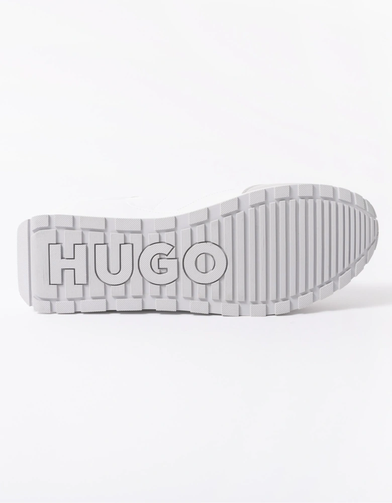 HUGO Icelin Runn Mens Mixed-Material Trainers with Branded Accents