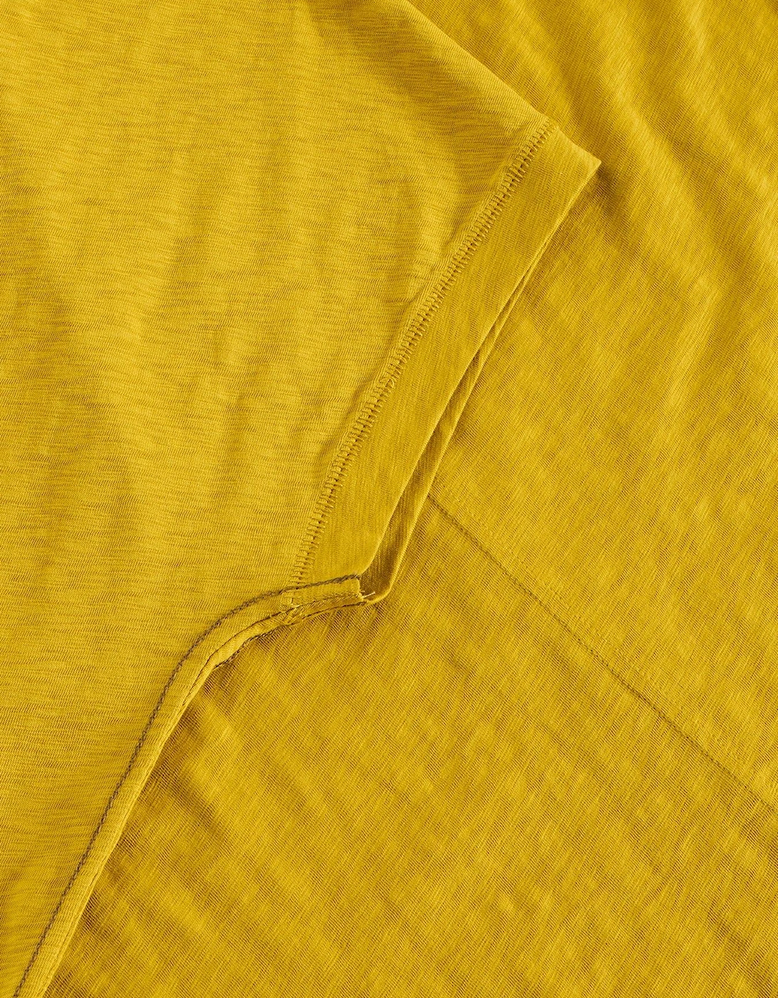 Nelly Notch Neck T-Shirt - Yellow