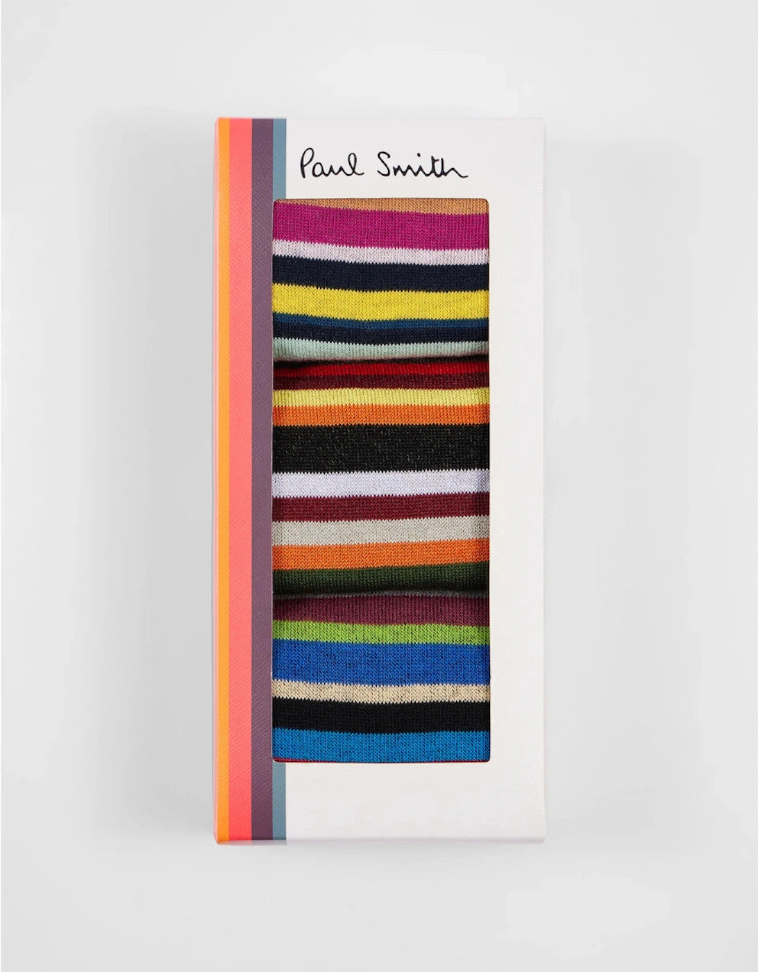 Three  Pack Mix Stripe Socks 1a Mix