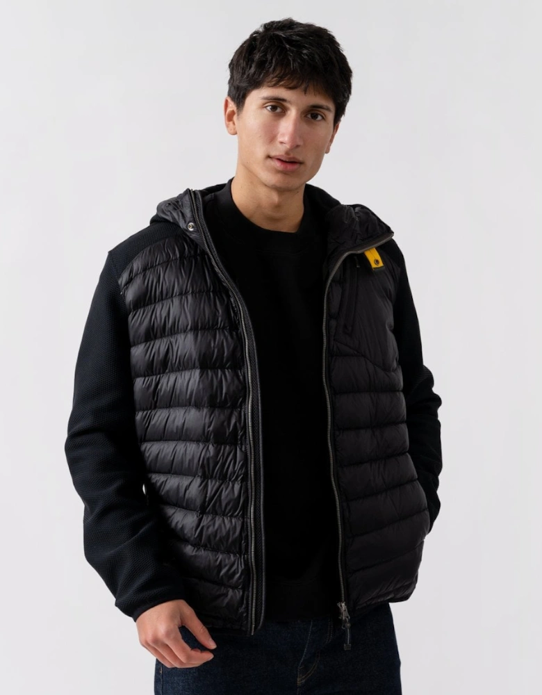 Nolan Mens Hooded Hybrid Jacket