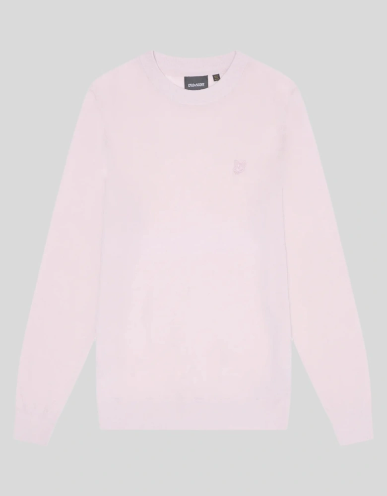 Tonal Eagle Merino Crew Neck Jumper