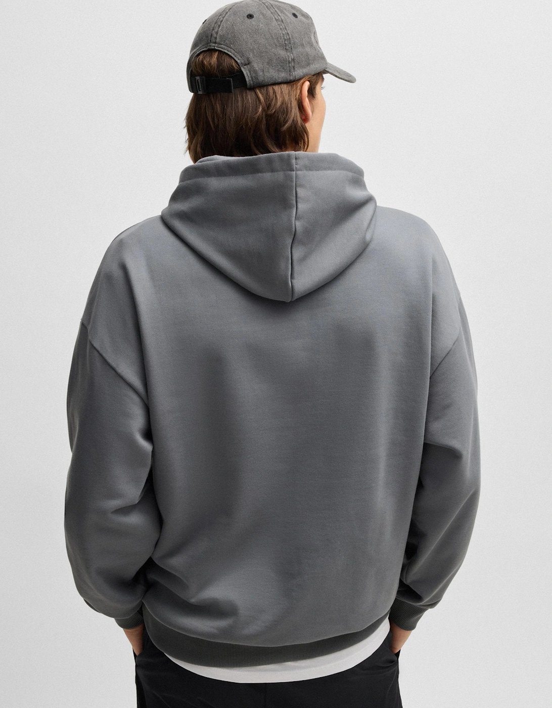 HUGO Ditchle Hoody 086 Open Grey