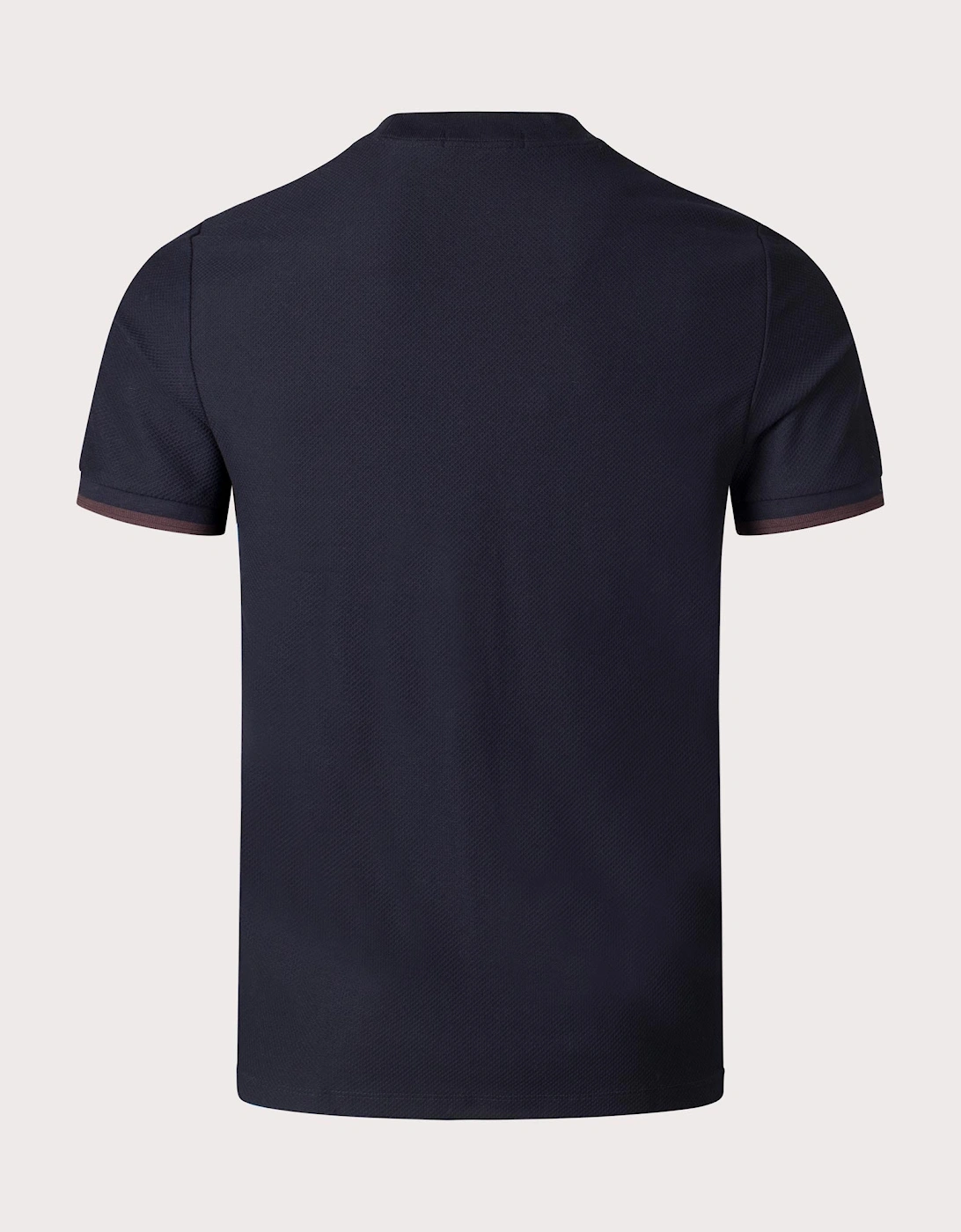 Tipped Cuff Pique T-Shirt