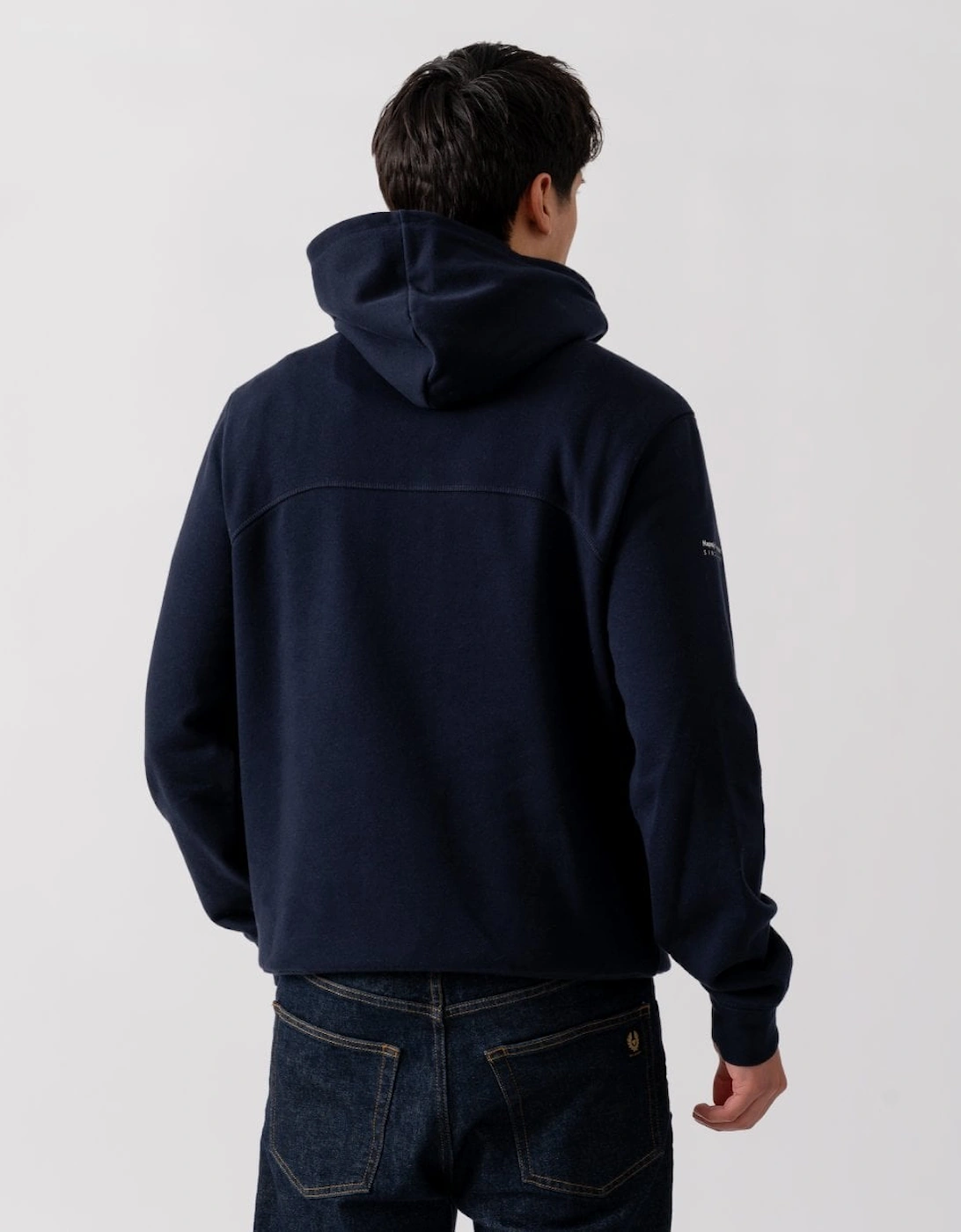 B-Badge Mens Half Zip Hoodie