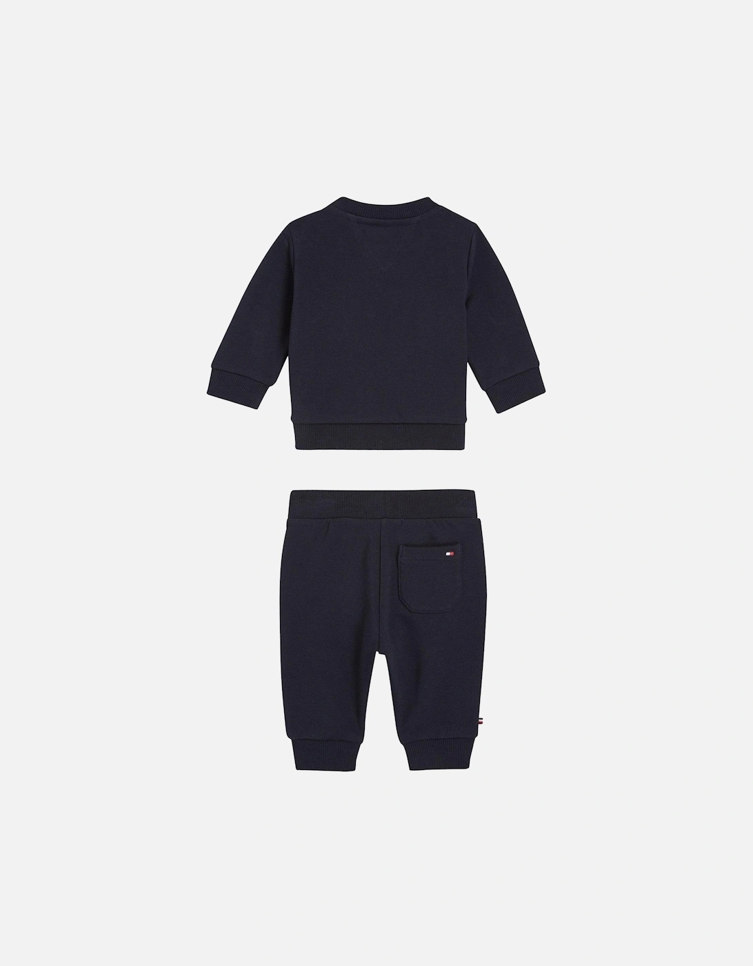 Baby Boys Monotype Oval 2 Piece Sweat Set - Navy