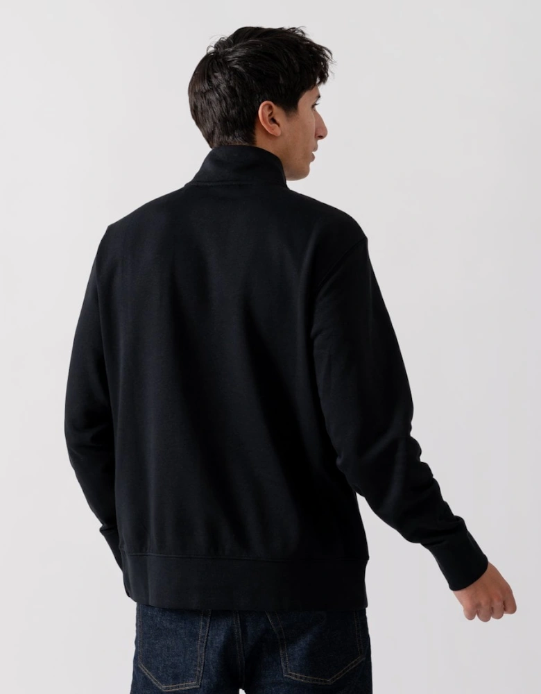 Embroidered Archive Shield Half Zip