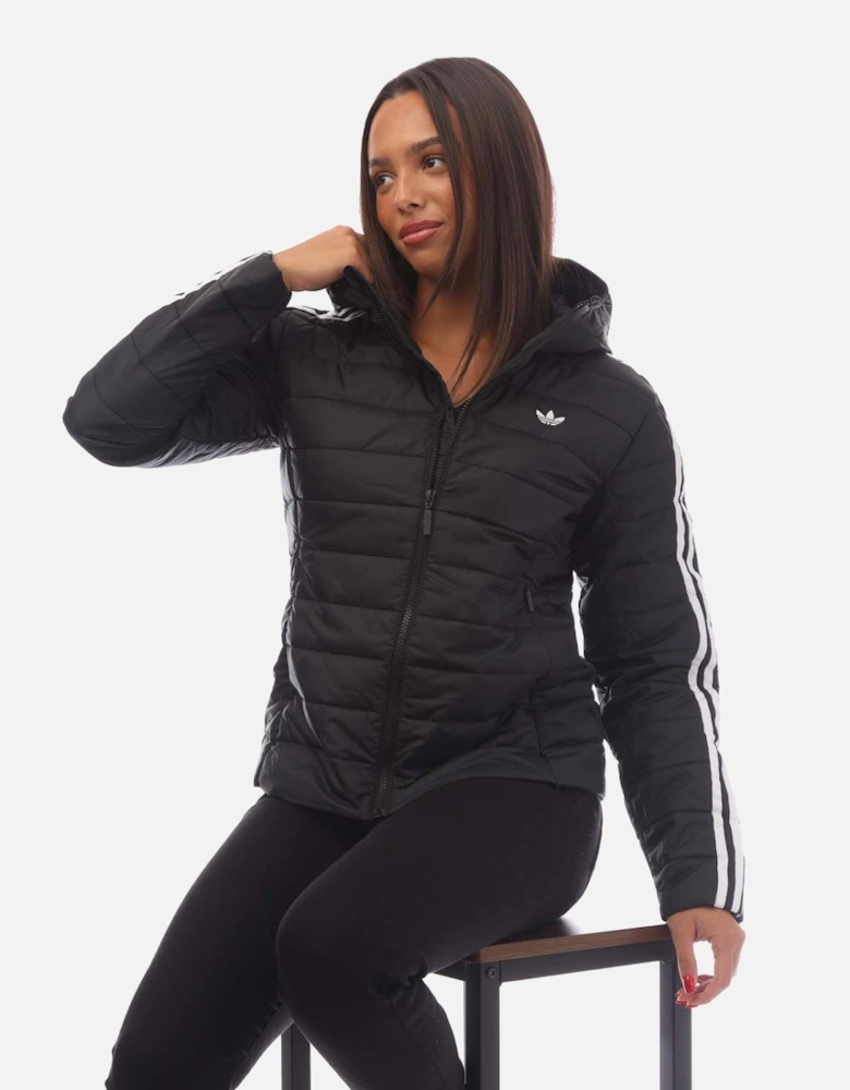 Hooded Premium Slim Jacket - Womens Hooded Premium Slim Jacket