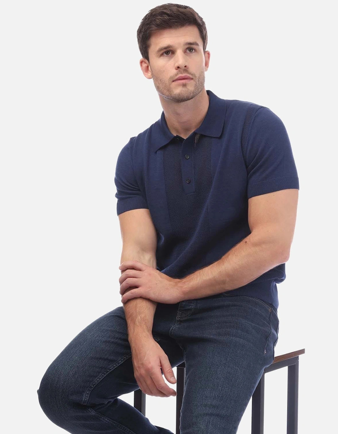 L-Tristano Knitted Polo Shirt