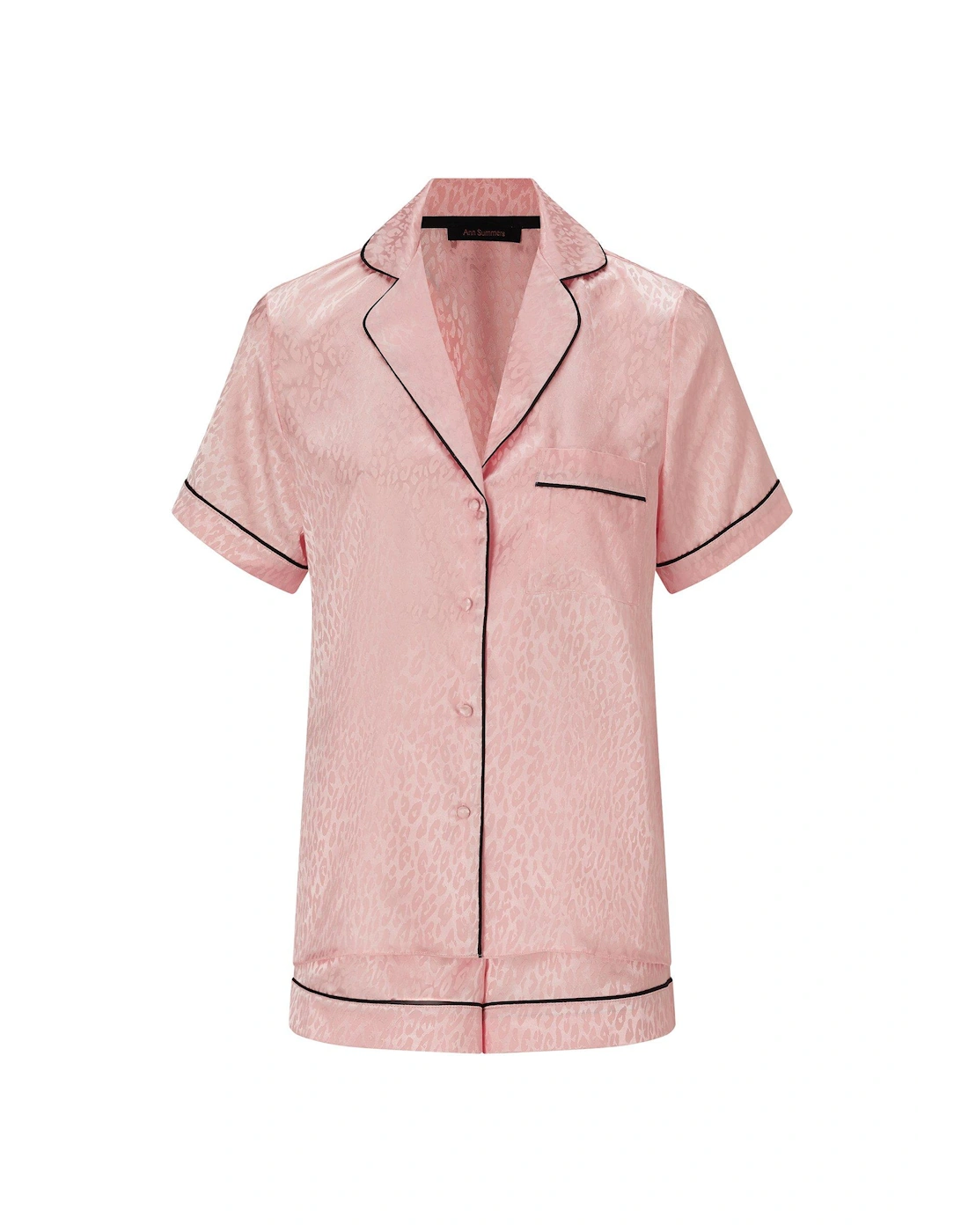 Signature Satin PJ Set - Light Pink