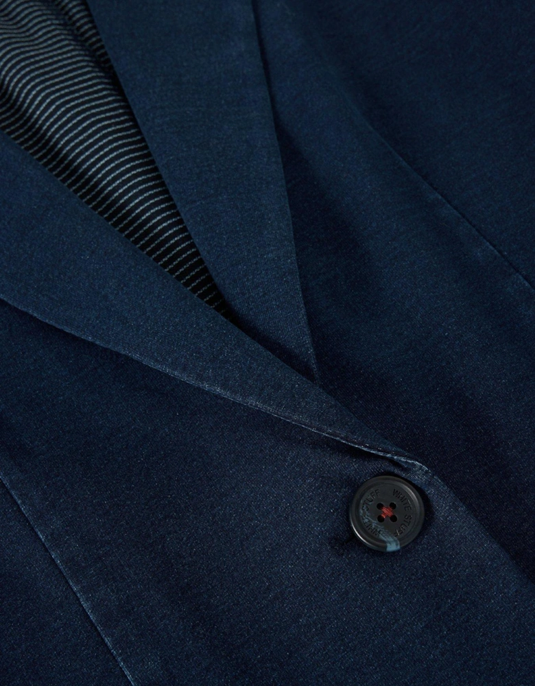 Evelyn Jersey Blazer - Blue