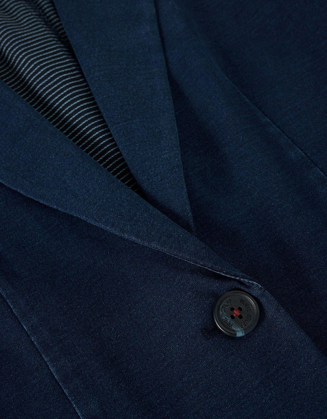 Evelyn Jersey Blazer - Blue