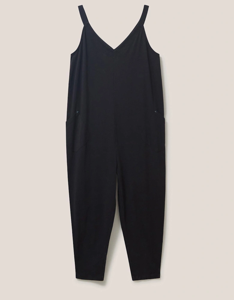 Selina Jersey Jumpsuit-black