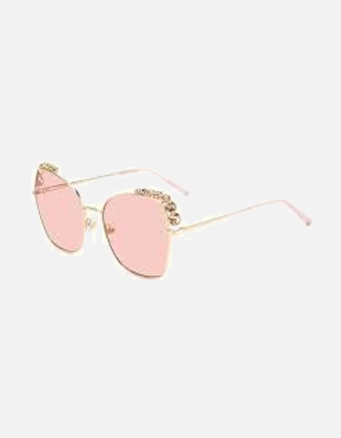 Metal Bracelet Pink Dial Watch Women - Multicolor Sunglasses, 3 of 2