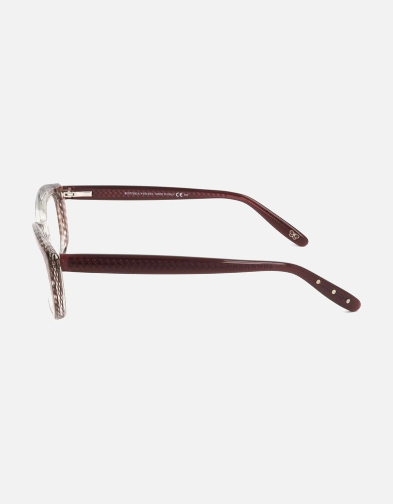 Acetate Bracelet Watch with Burgundy Dial Women Frames