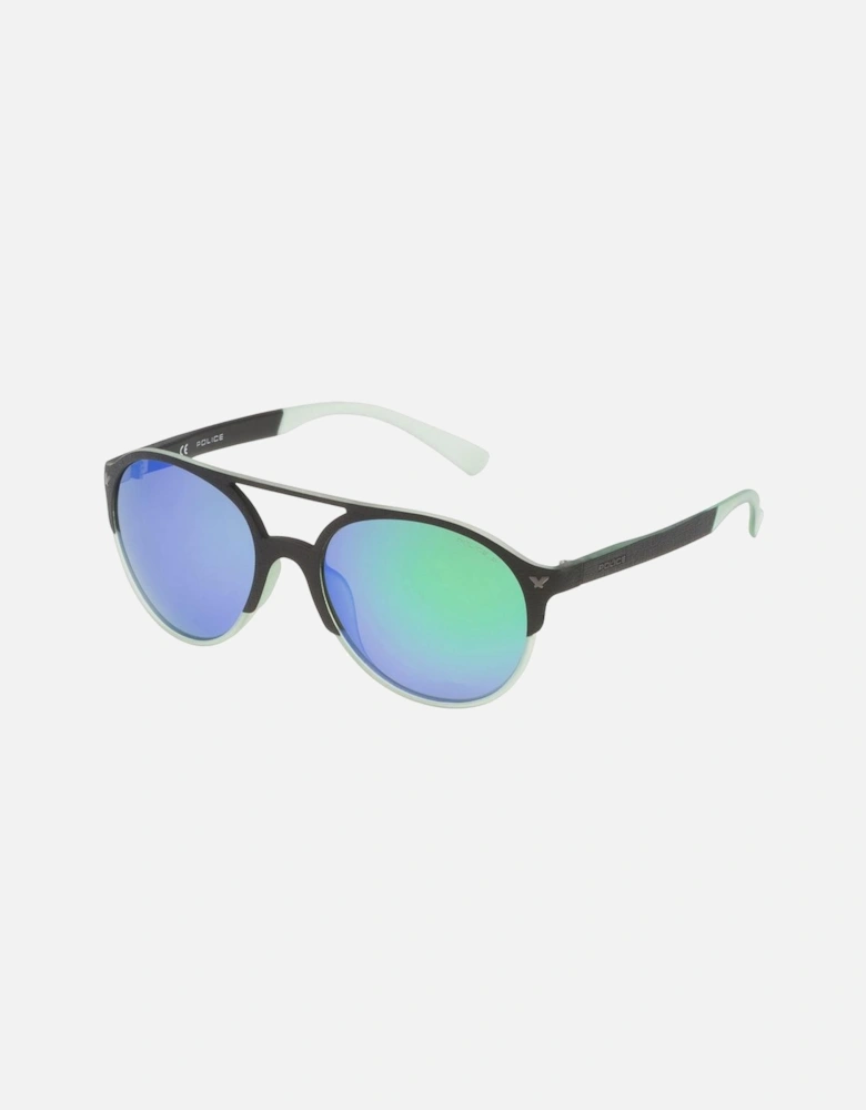 Injected Bracelet Watch with Black Dial Unisex Sunglasses