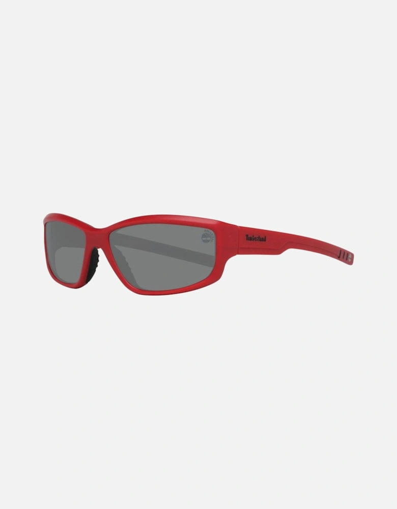 Polarized Plastic Sunglasses Unisex - Red