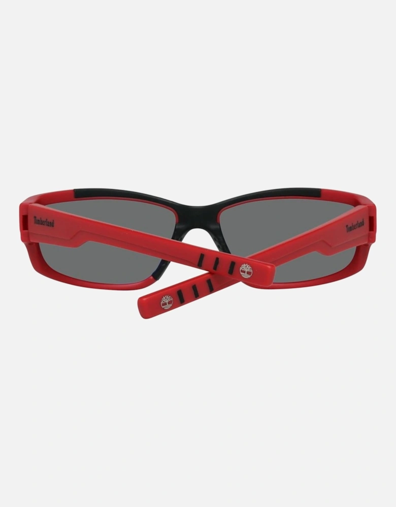 Polarized Plastic Sunglasses Unisex - Red
