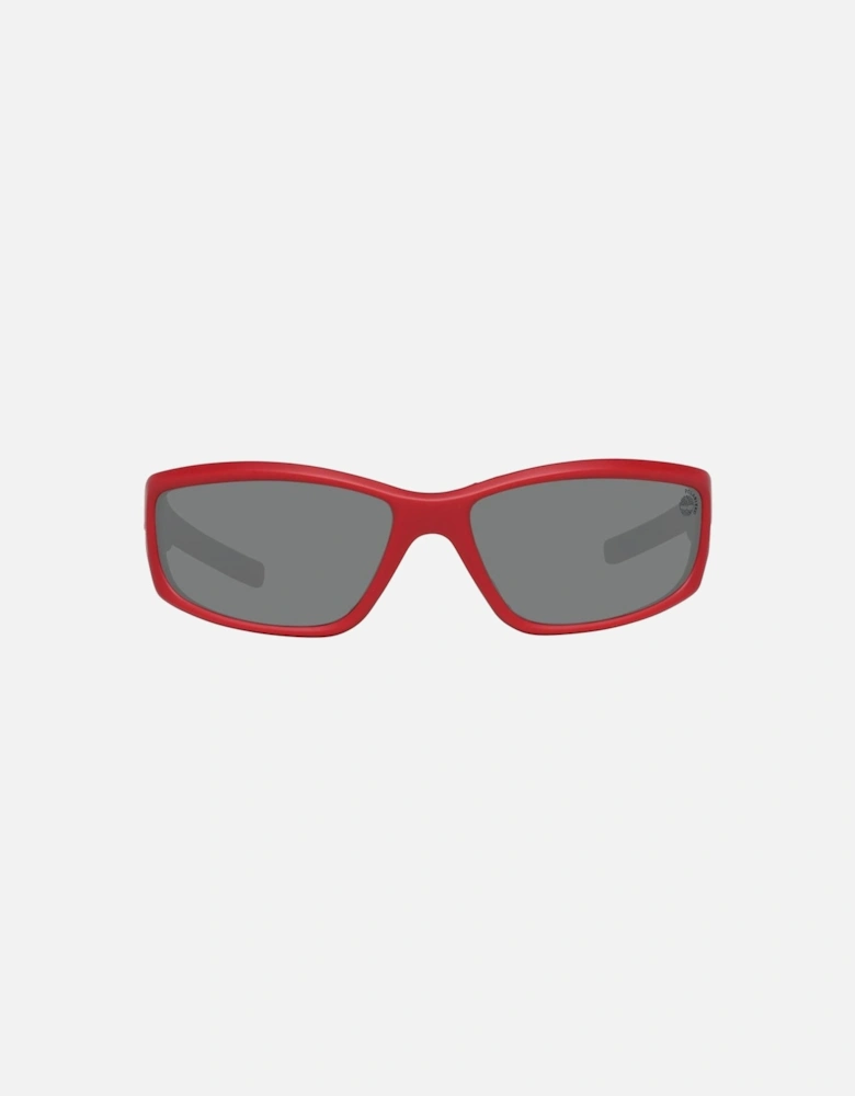 Polarized Plastic Sunglasses Unisex - Red