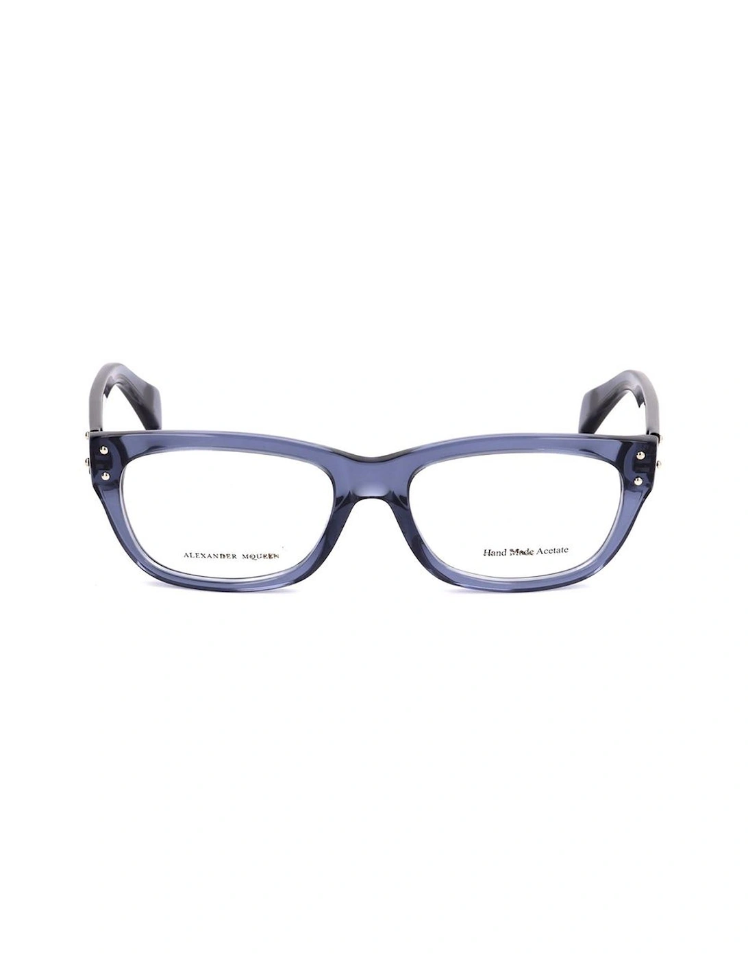 Acetate Bracelet Watch with Transparent Dial Unisex - Blue Frames, 4 of 3