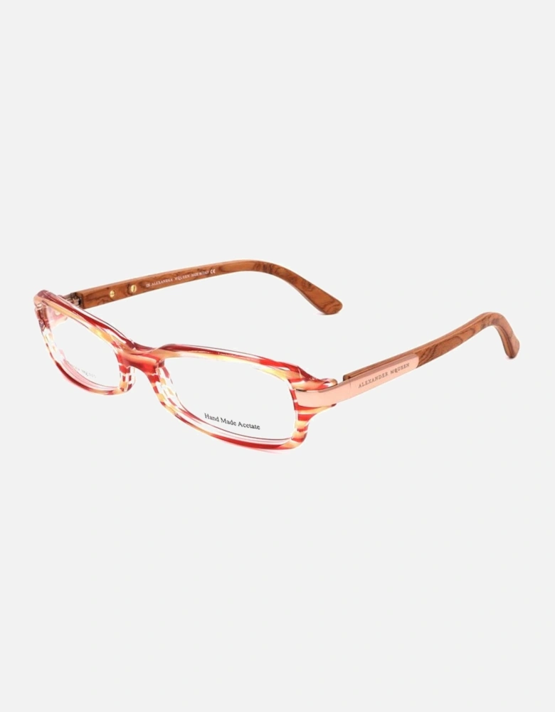 Acetate Bracelet Watch with Red Dial Women Frames
