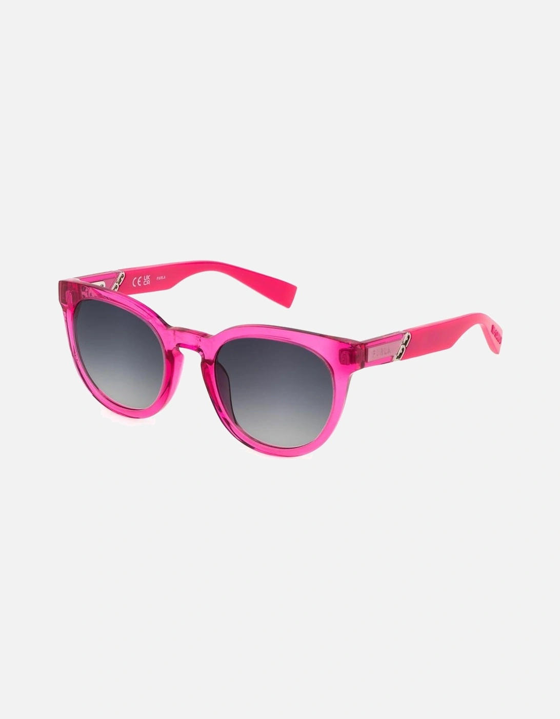 Plastic Sunglasses with Grey Degraded Lens Women - Multicolor, 2 of 1