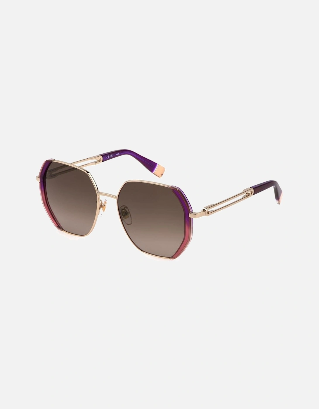 Metal Sunglasses with Brown Lenses Women - Multicolor, 2 of 1