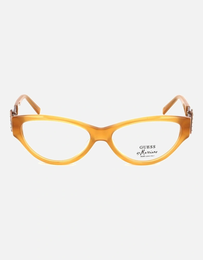 Plastic Bracelet Watch with Amber Dial Unisex - Orange Frames
