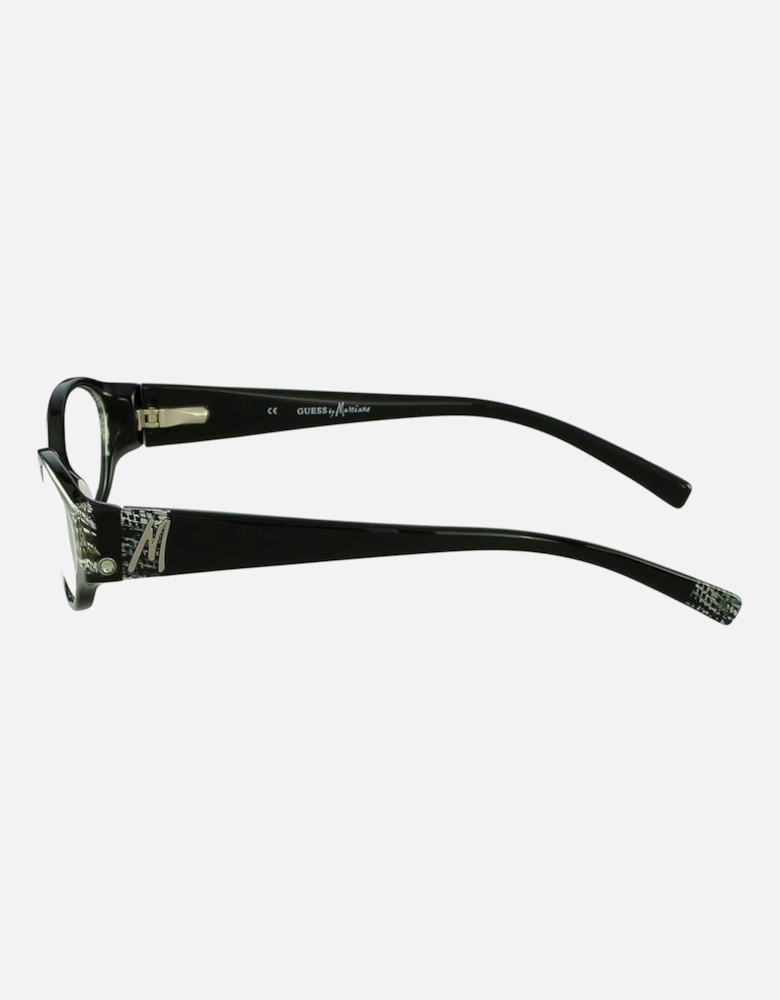 Acetate Case Watch with Black Dial and Silicone Strap Women Frames