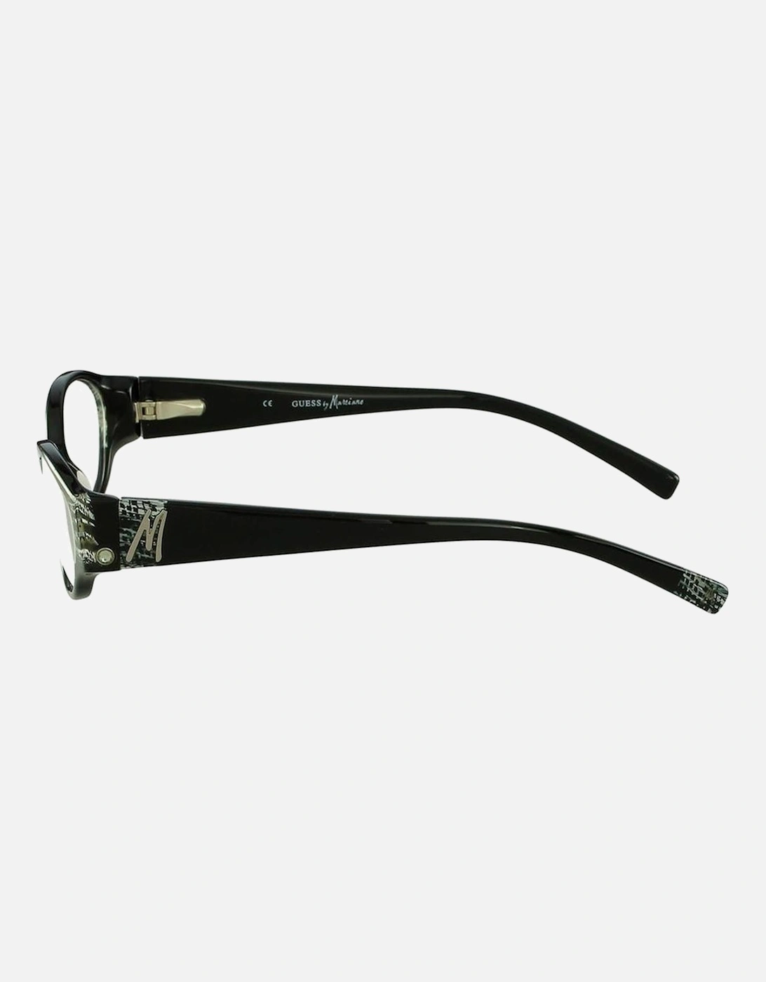 Acetate Case Watch with Black Dial and Silicone Strap Women Frames