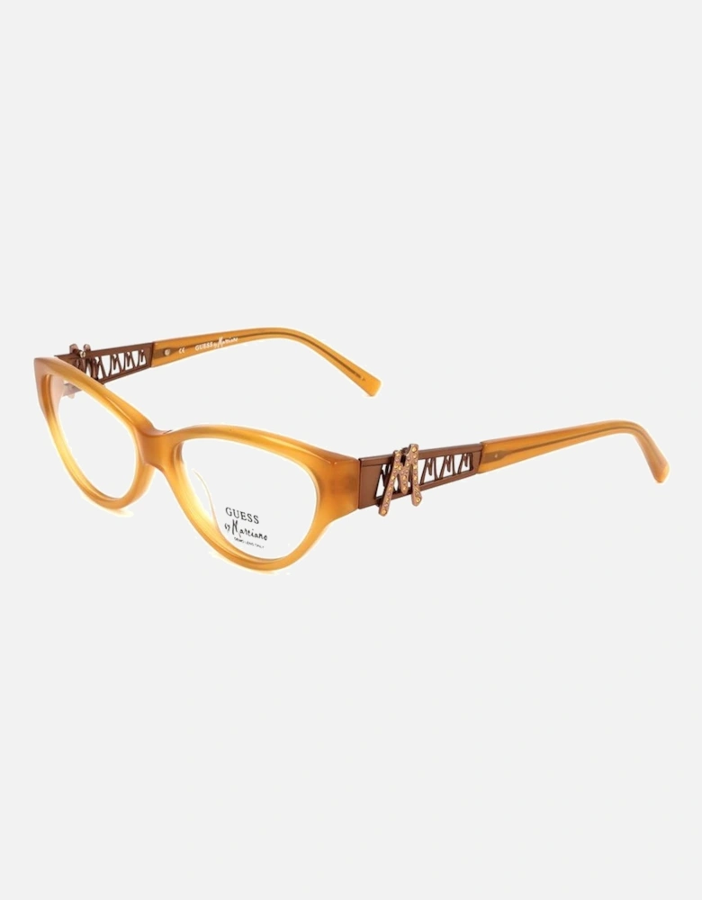 Plastic Bracelet Watch with Amber Dial Unisex - Orange Frames