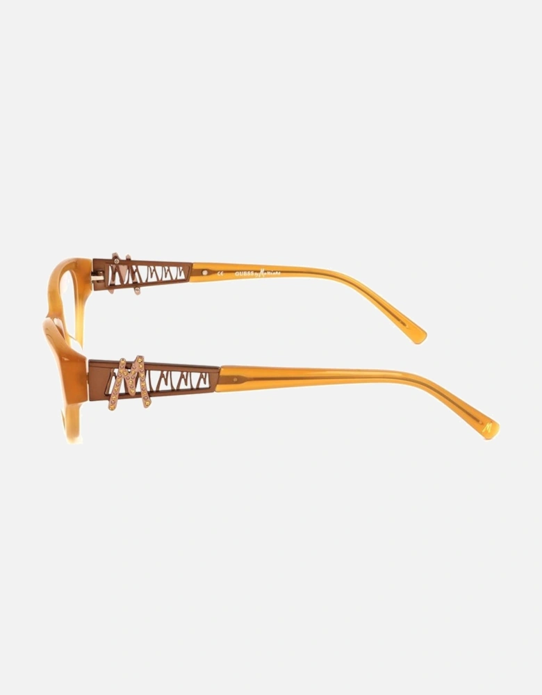 Plastic Bracelet Watch with Amber Dial Unisex - Orange Frames