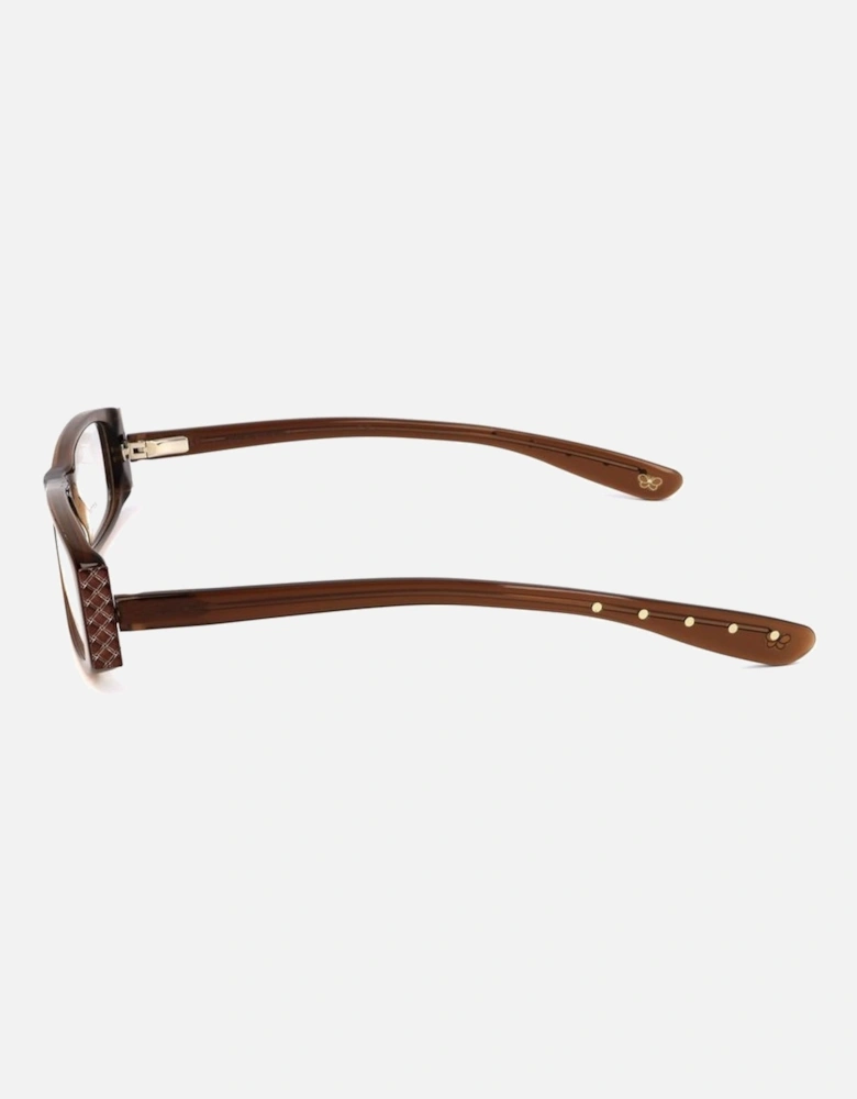 Acetate Bracelet Watch with Brown Dial Women Frames