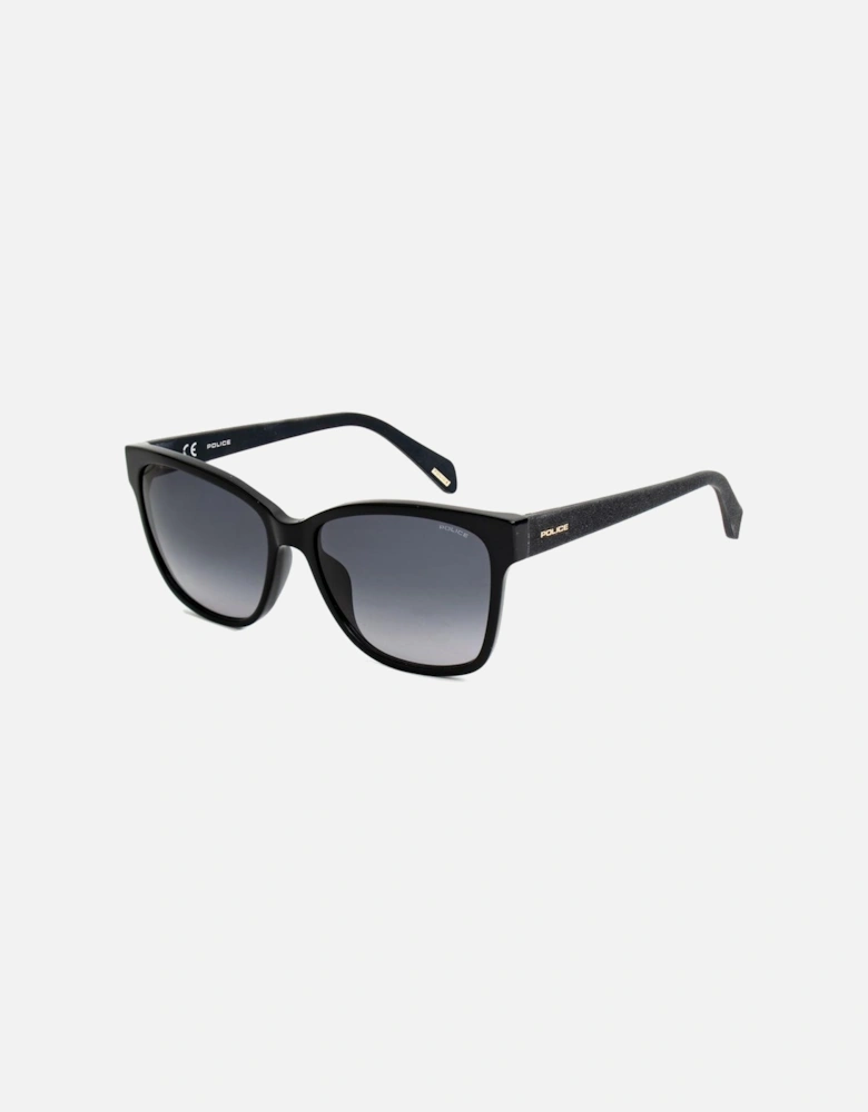Acetate Bracelet Watch with UV Filter Women - Black Sunglasses