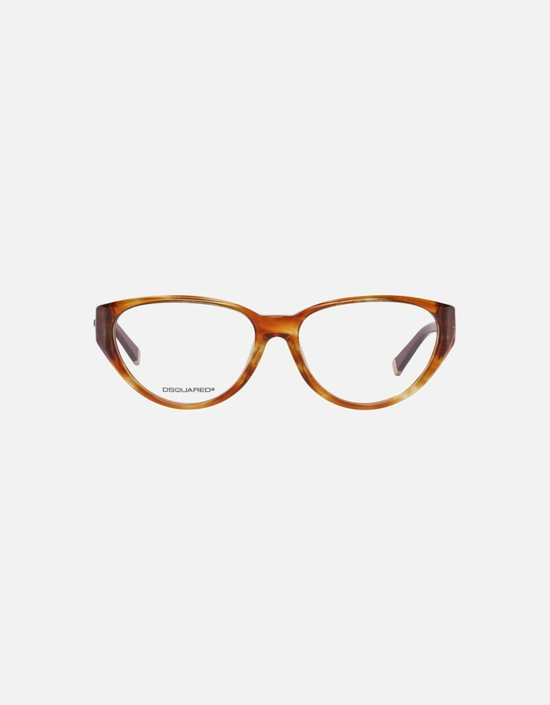 Plastic Bracelet Watch with Brown Dial Women Frames
