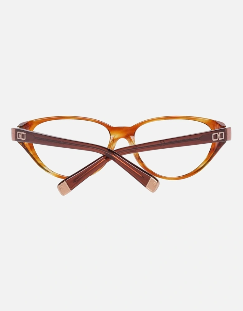 Plastic Bracelet Watch with Brown Dial Women Frames