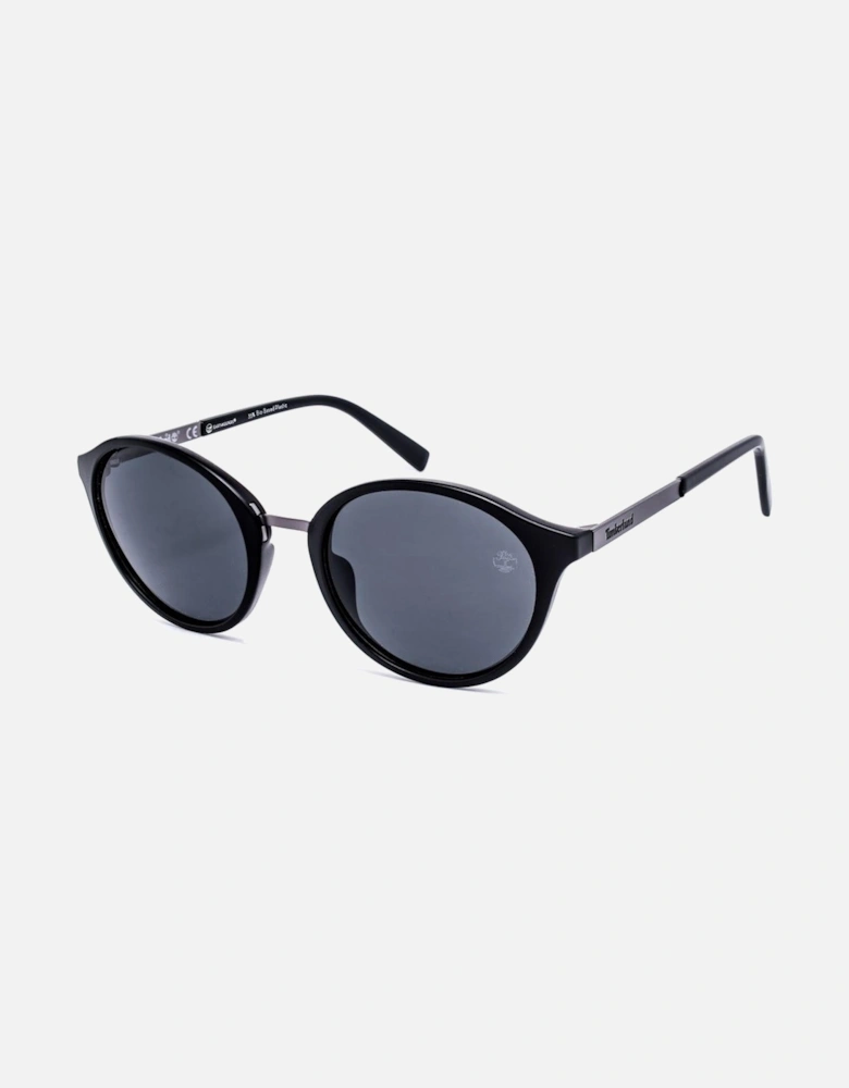 Polarized Sunglasses with Plastic and Metal Frame Women - Black