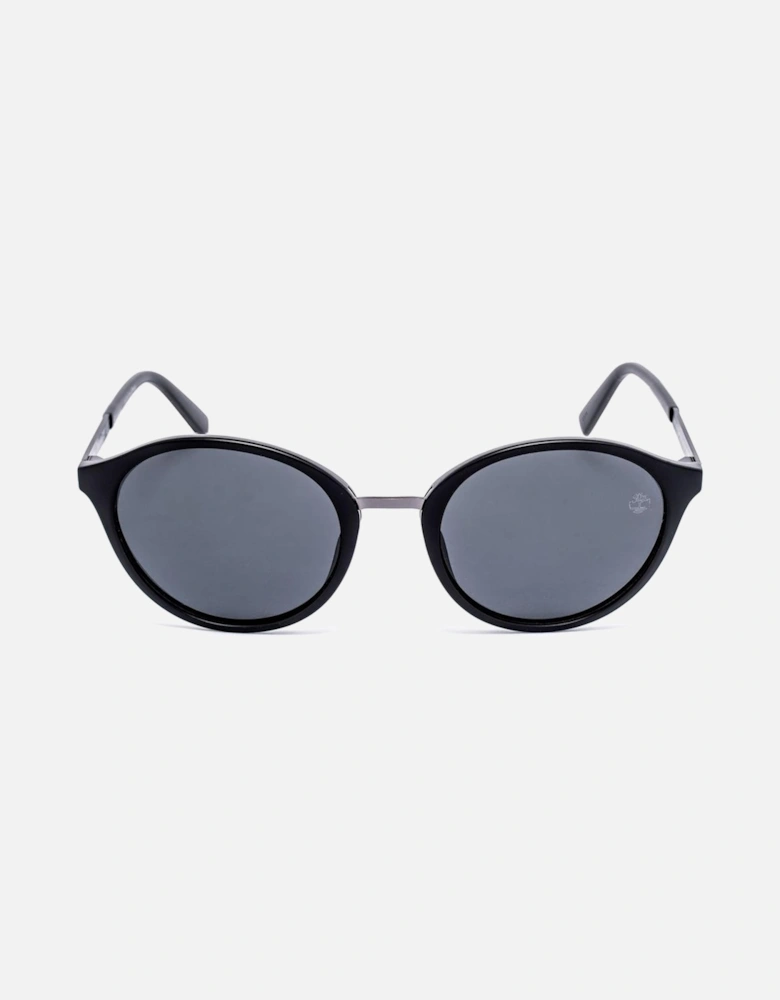 Polarized Sunglasses with Plastic and Metal Frame Women - Black