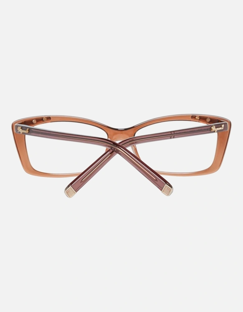 Plastic Bracelet Watch with Brown Dial Women Frames