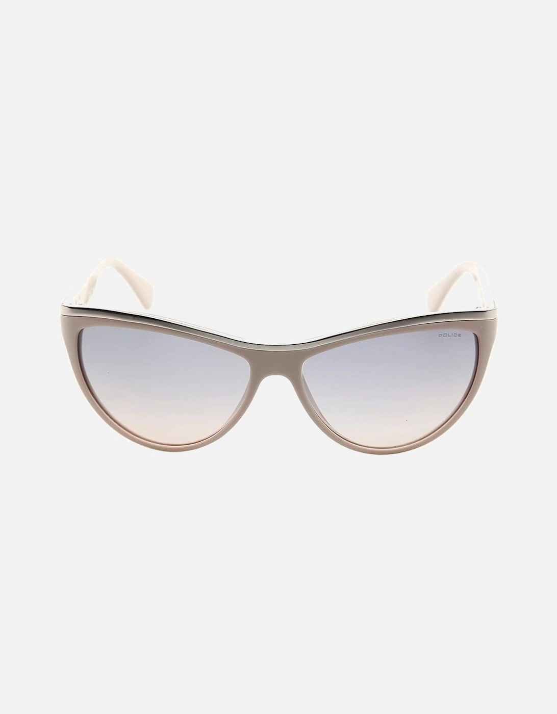 Injected Bracelet Beige Dial Watch Women Sunglasses