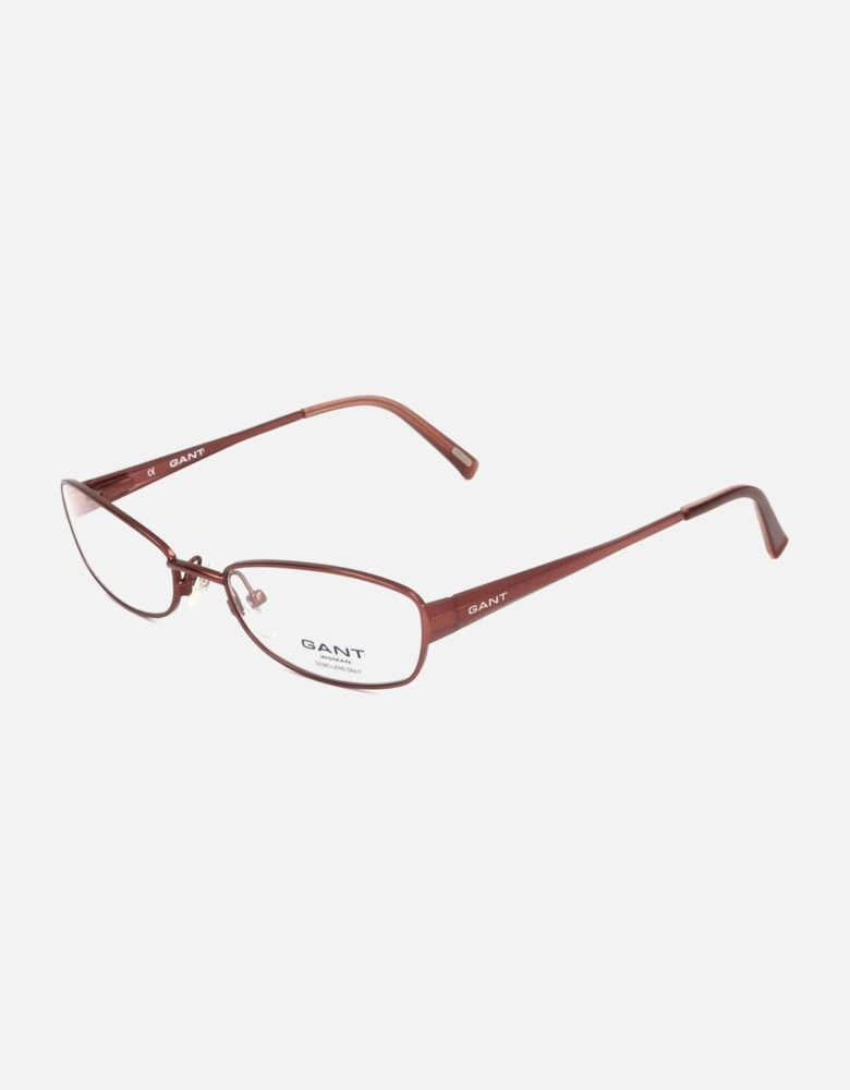 Plastic Frame Glasses Unisex - Brown