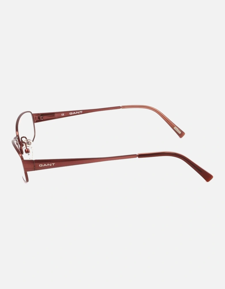 Plastic Frame Glasses Unisex - Brown