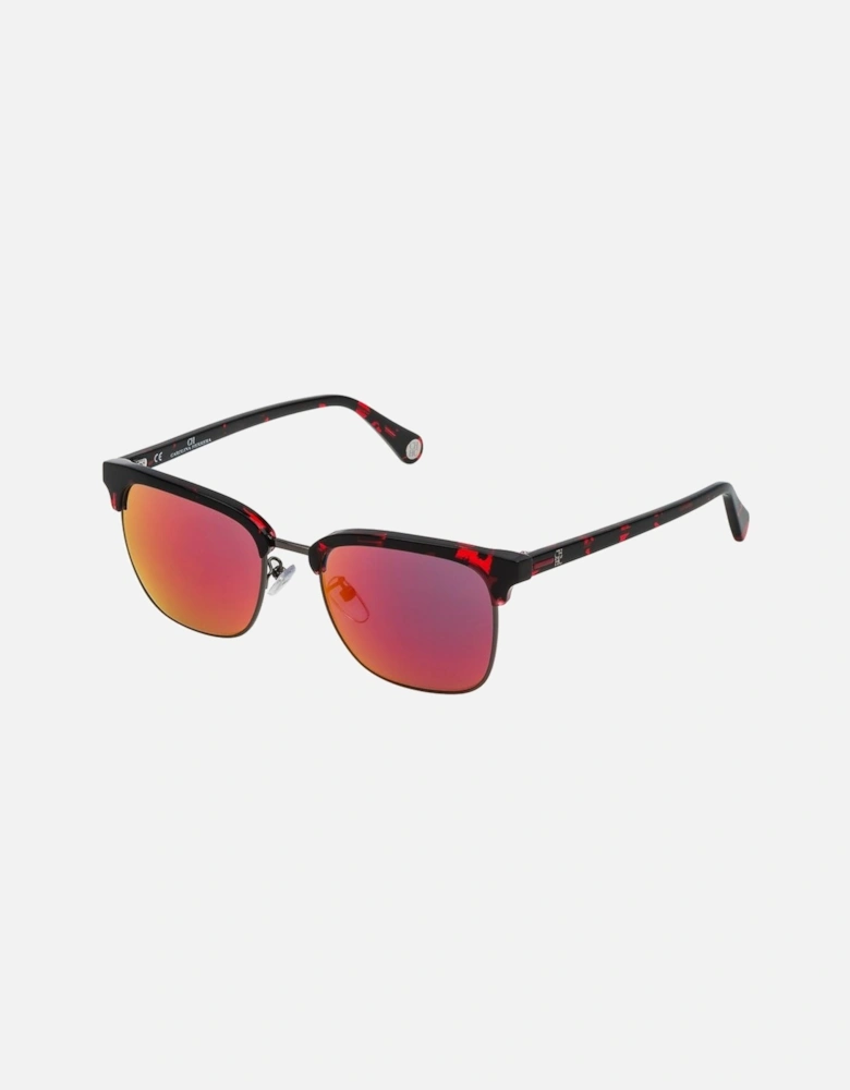 Acetate Metal Bracelet Watch with Brown Dial Unisex Sunglasses