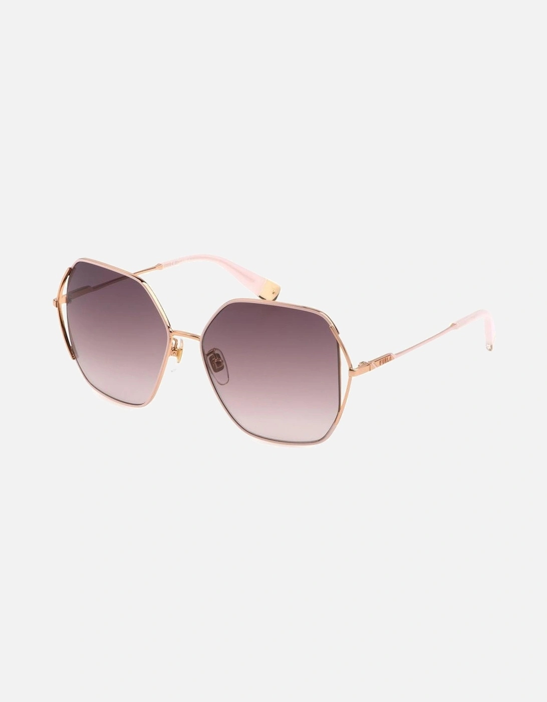 Metal Sunglasses with Gradient Lenses Women - Gold, 2 of 1