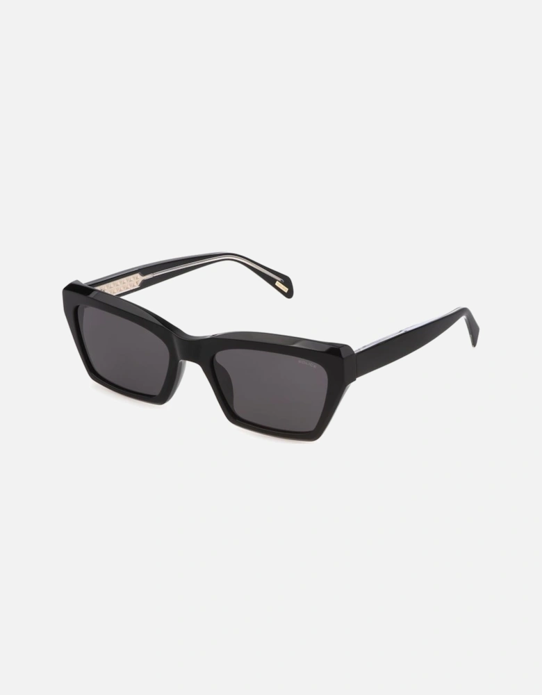 Acetate Bracelet Watch with Black Dial Women Sunglasses