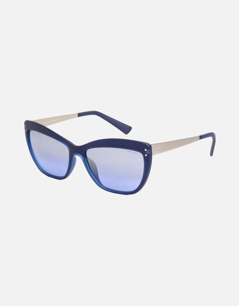 Injected Bracelet Watch with UV Filter Women - Blue Sunglasses