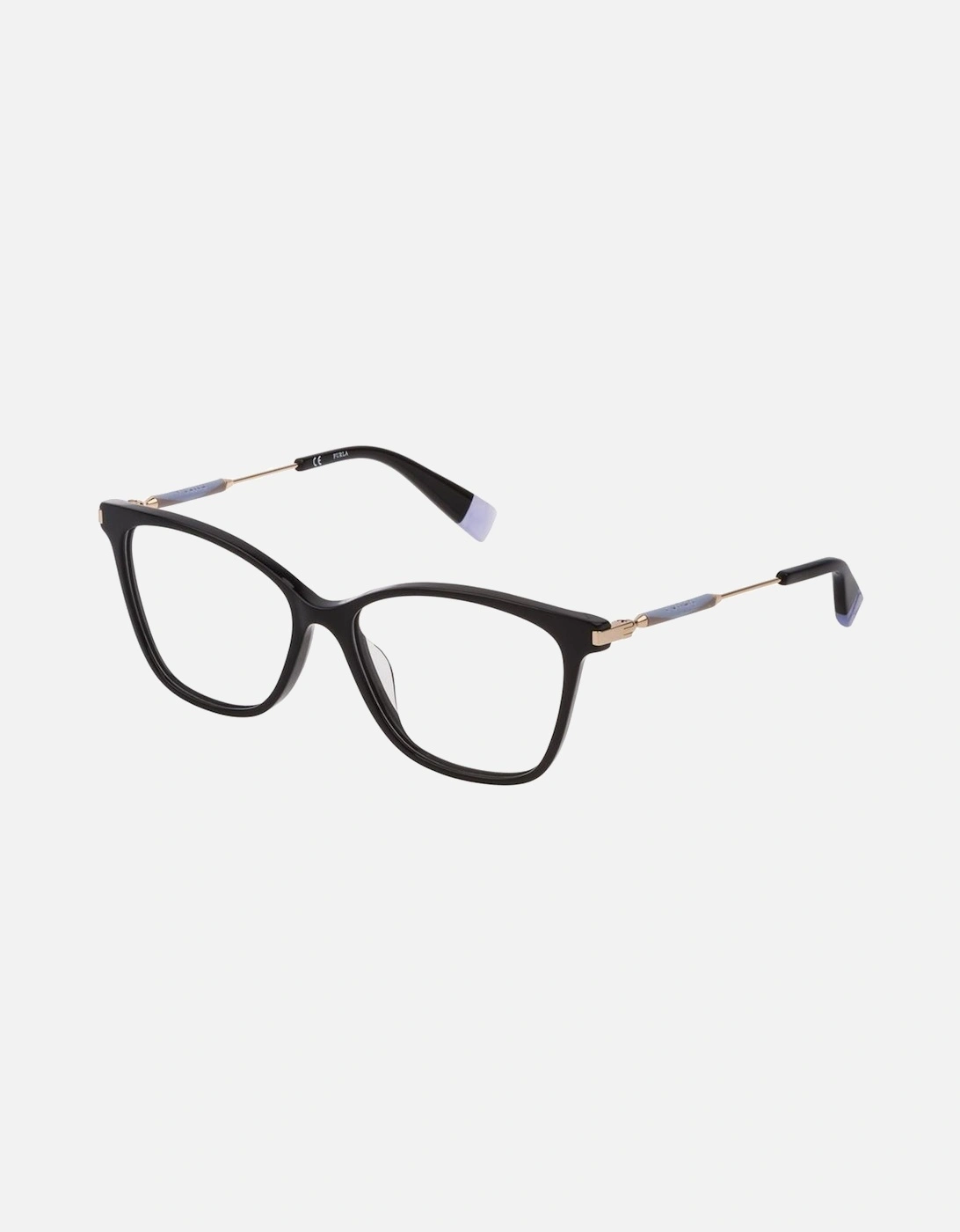 Plastic Rectangular Eyeglasses Women - Black Frames, 2 of 1