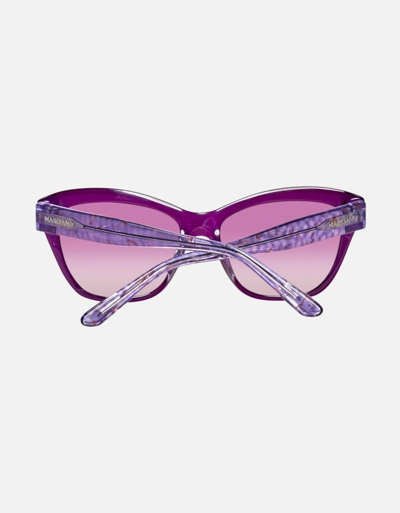 Acetate Bracelet Timepiece with Violet Dial Women - Multicolor