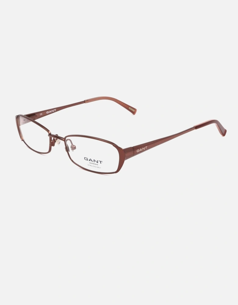 Metal Glasses with 50/17/135mm Measurements Unisex - Brown Frames