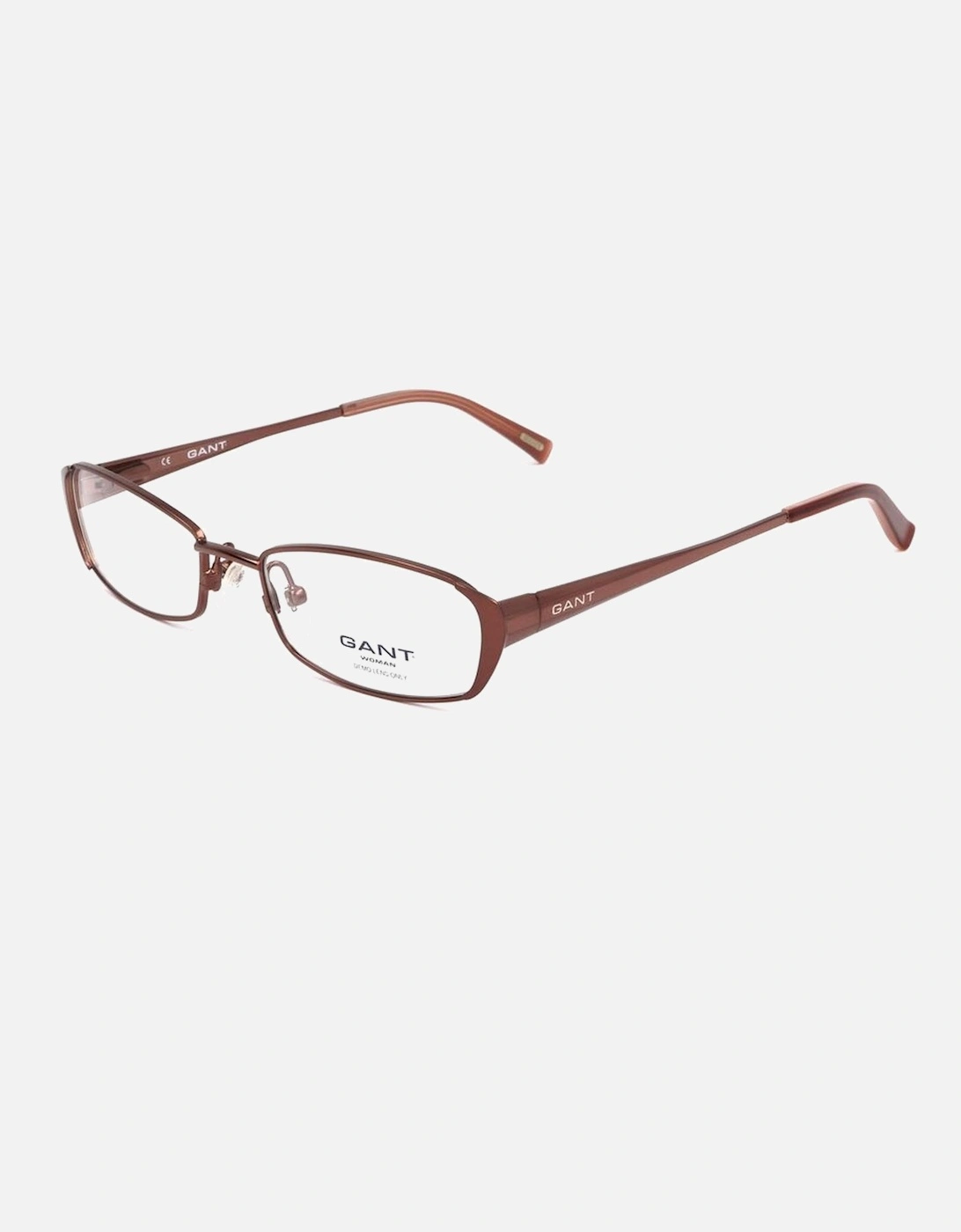 Metal Glasses with 50/17/135mm Measurements Unisex - Brown Frames
