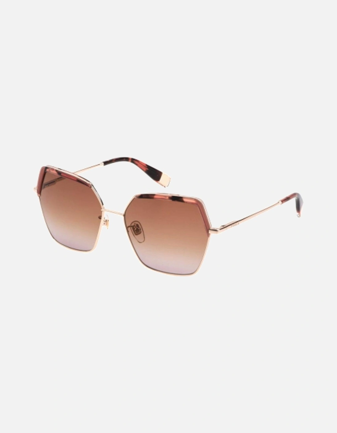Metal Sunglasses with Brown Degraded Lenses Women - Multicolor, 2 of 1